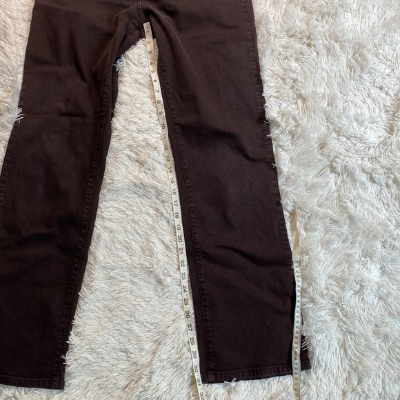 NYDJ Brown Straight Denim Jeans - Picture 5 of 9
